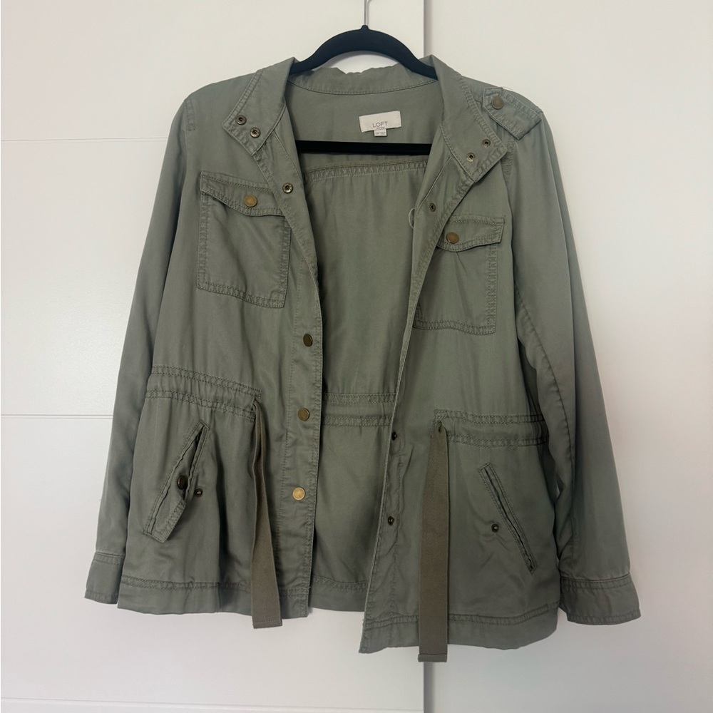 Loft Women's Olive Green Utility Jacket